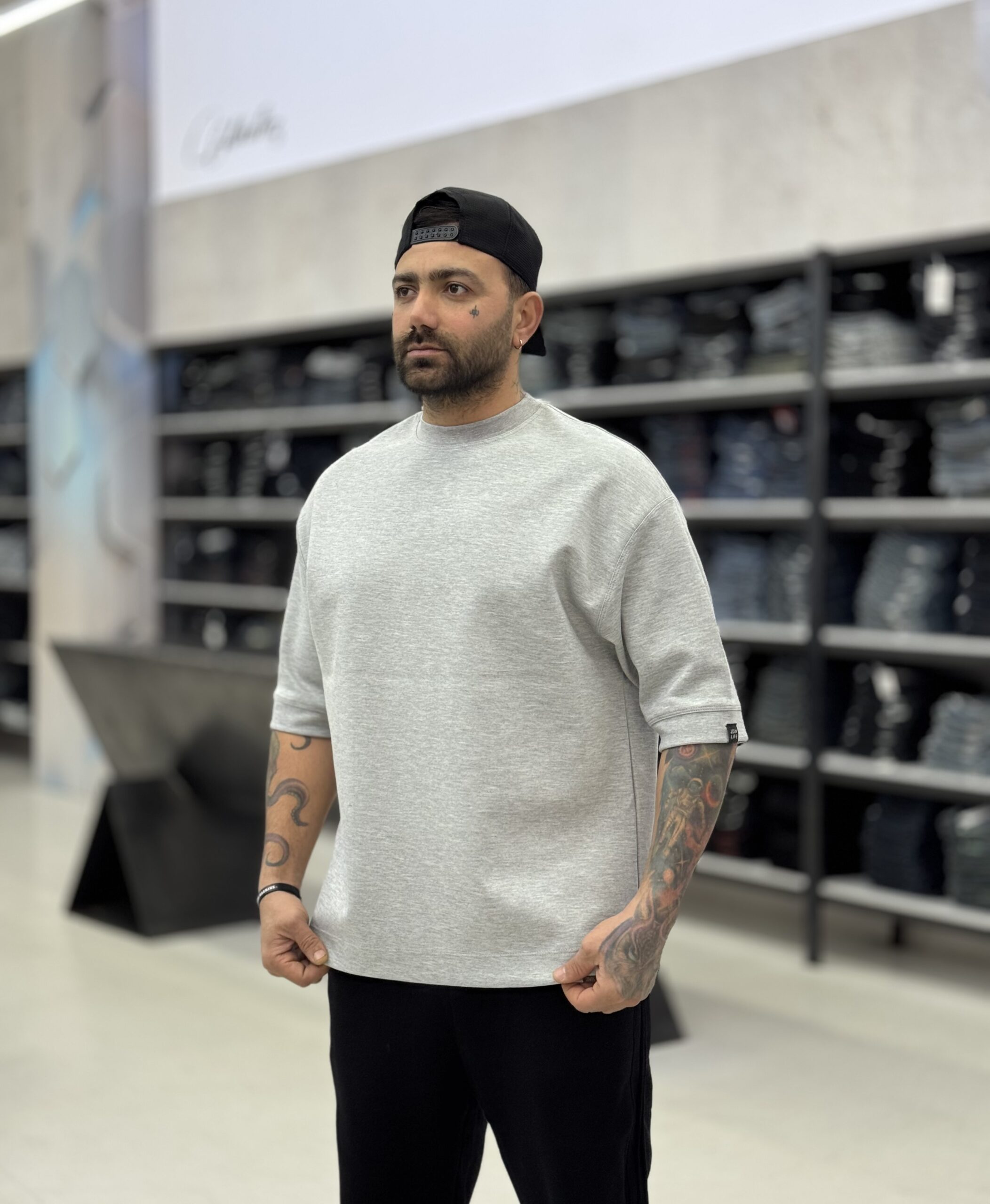 تیشرت دورس آستین سه ربع